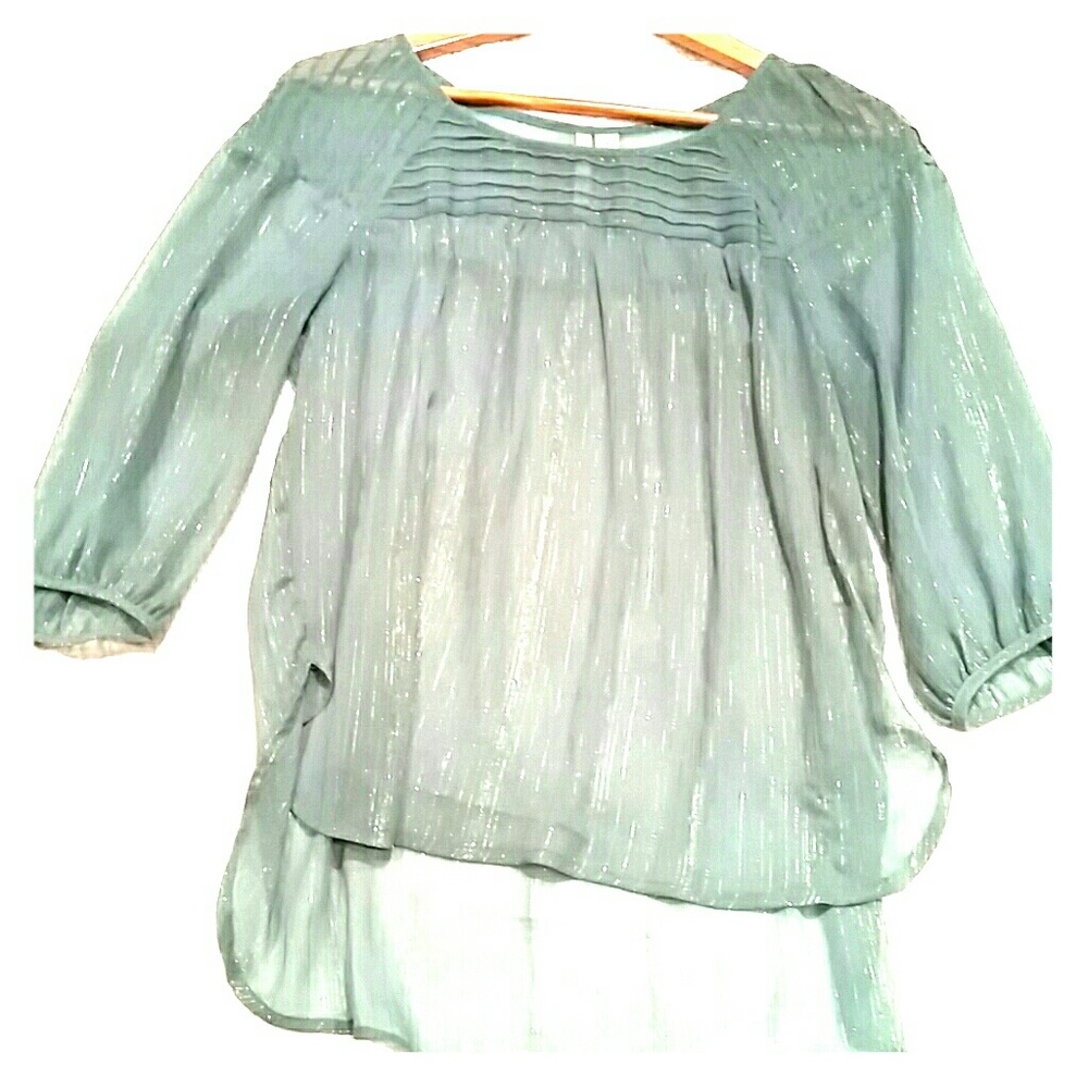 Lauren Conrad sheer blouse